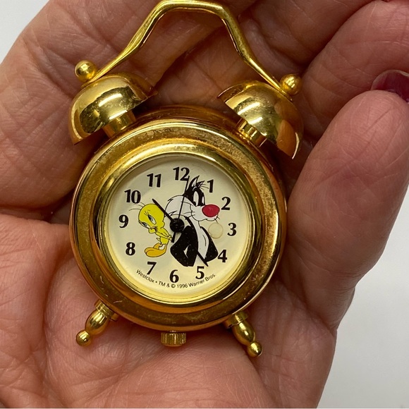 Looney Tunes Sylvester & Tweety Bird Miniature Clock Westclock NO BATTERY 1996 - Picture 6 of 12